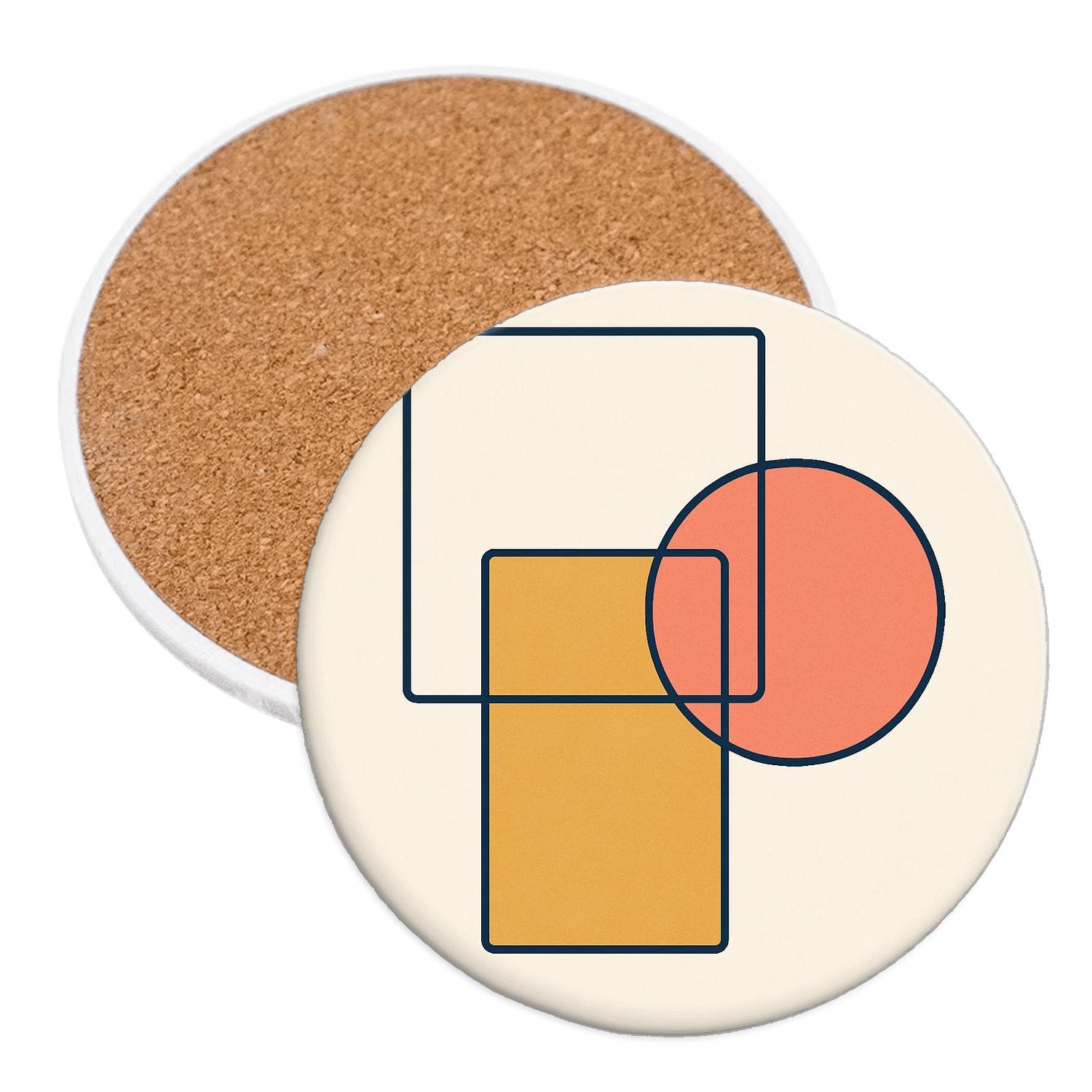 Geometric Tide stone coaster collections