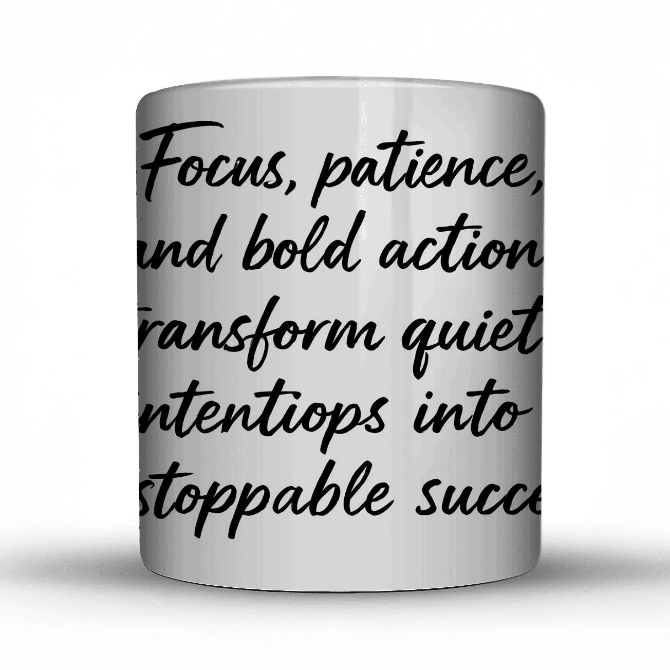 Quiet Intentions Unstoppable insulated thermal mugs