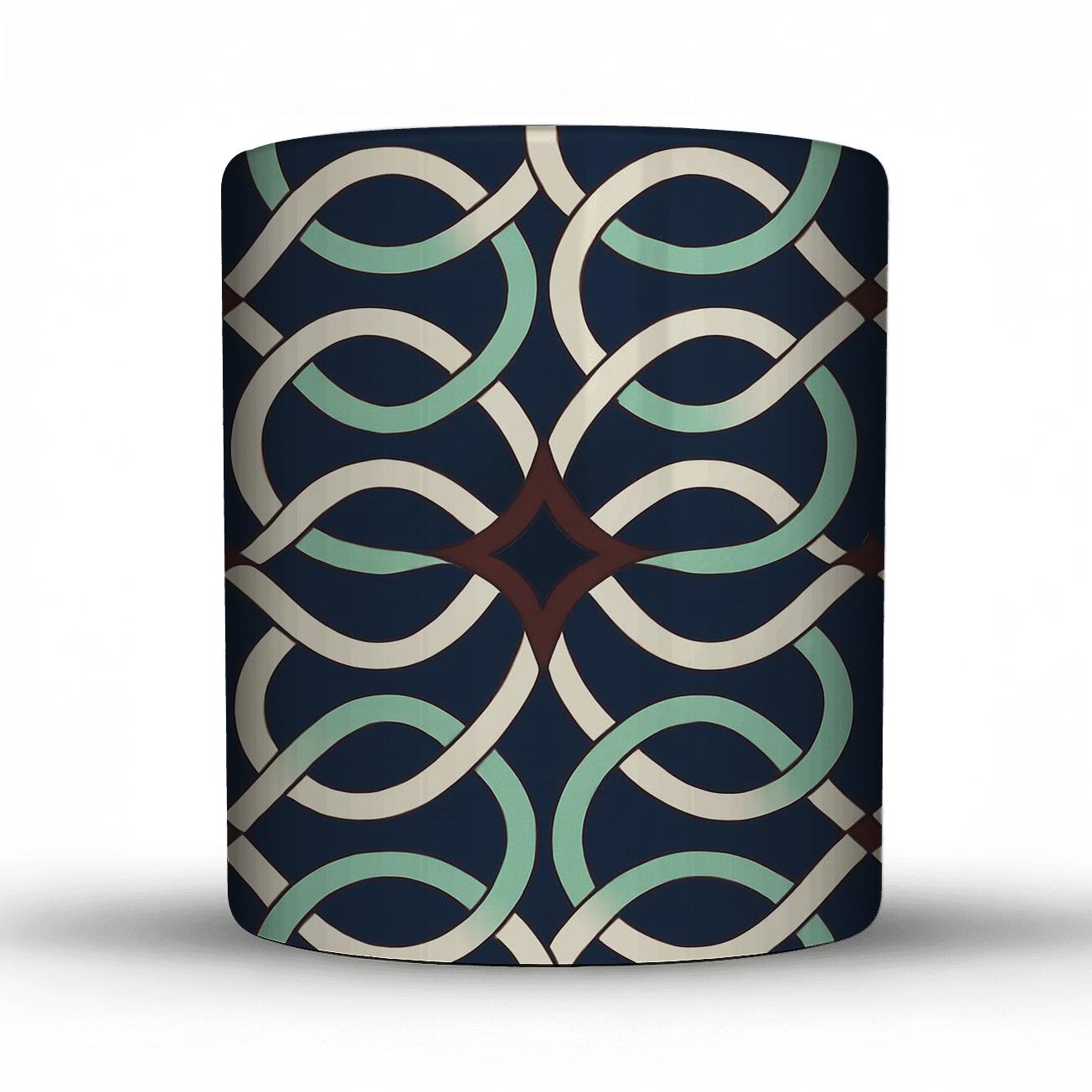 Cosmic Ribbon Op Ornament gift mugs for occasions