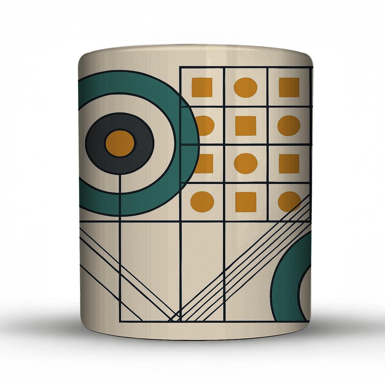 Modular Radiant Grid personalized mugs