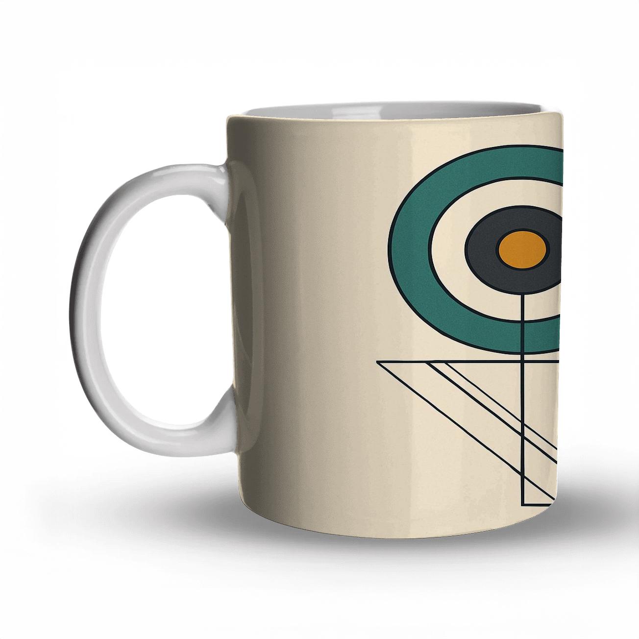Modular Radiant Grid personalized mugs