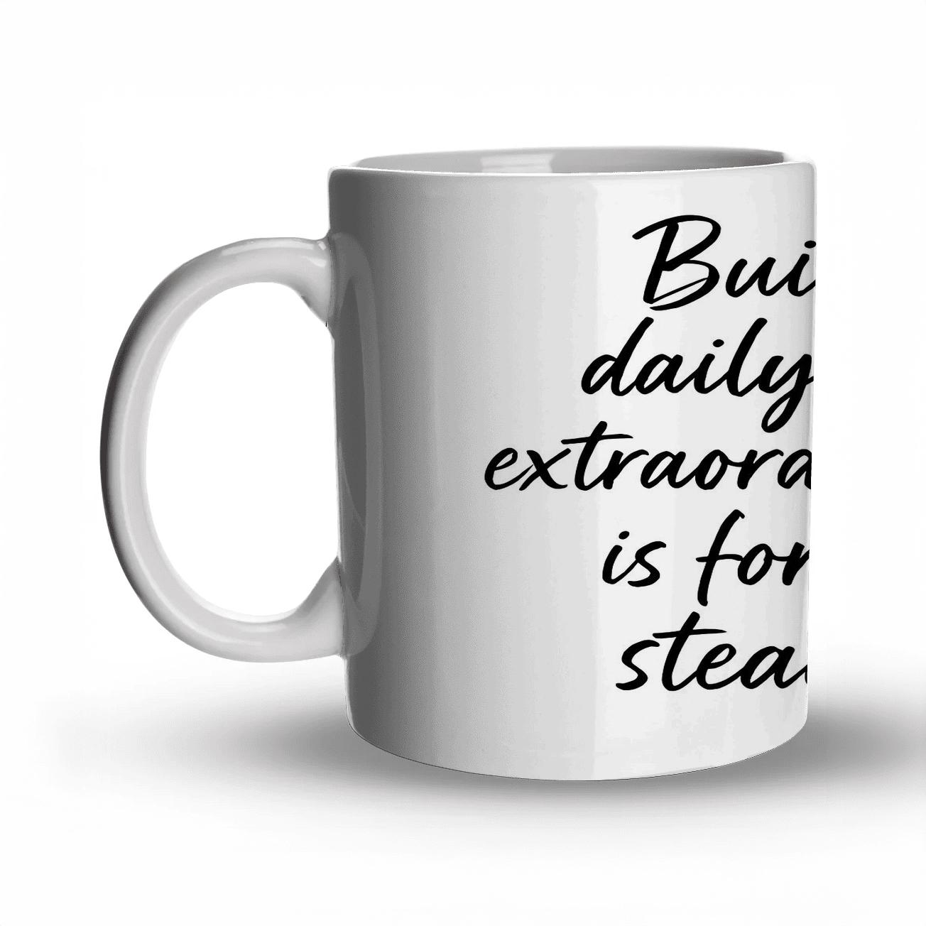 Steady Steps To Extraordinary Success insulated thermal mugs
