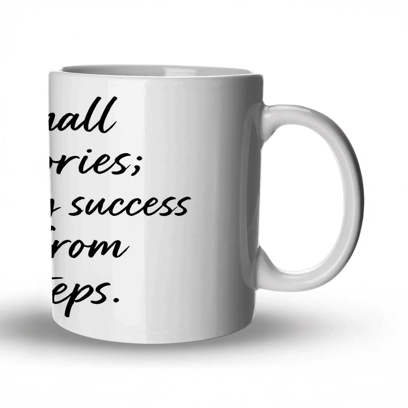 Steady Steps To Extraordinary Success insulated thermal mugs