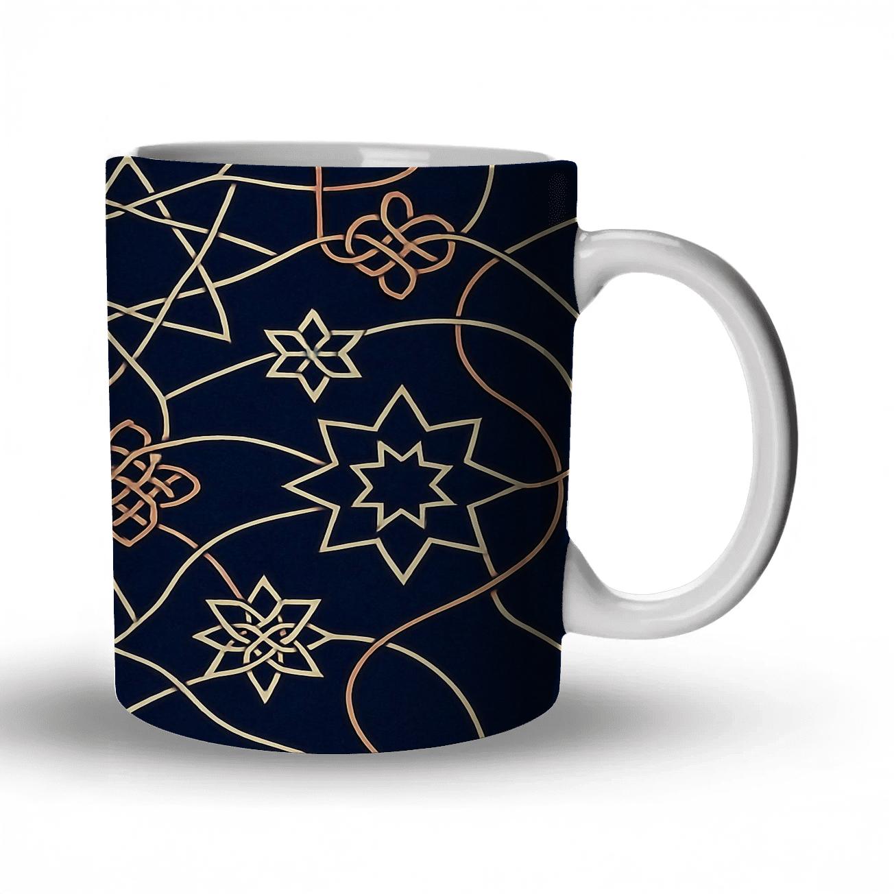 Celestial Interlace gift mugs for occasions