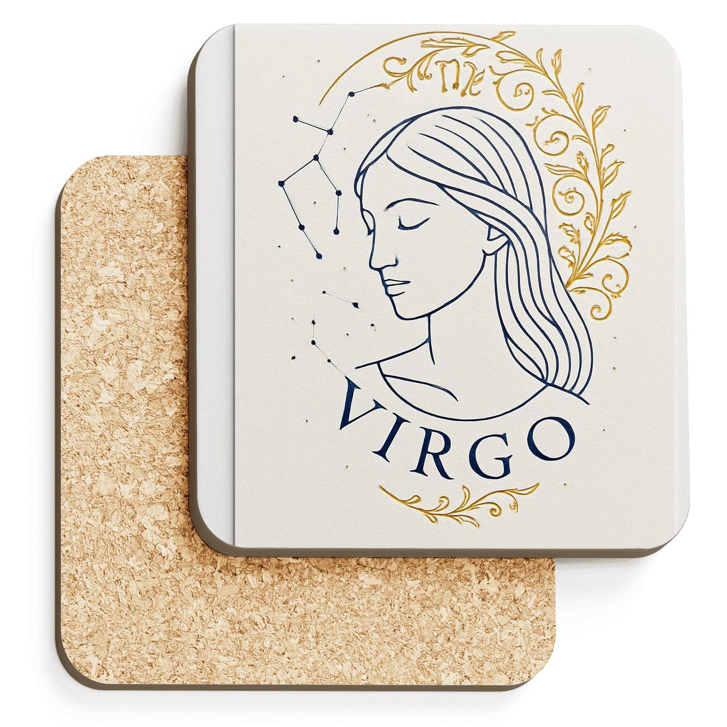 Virgo Quiet Geometry stone coaster collections