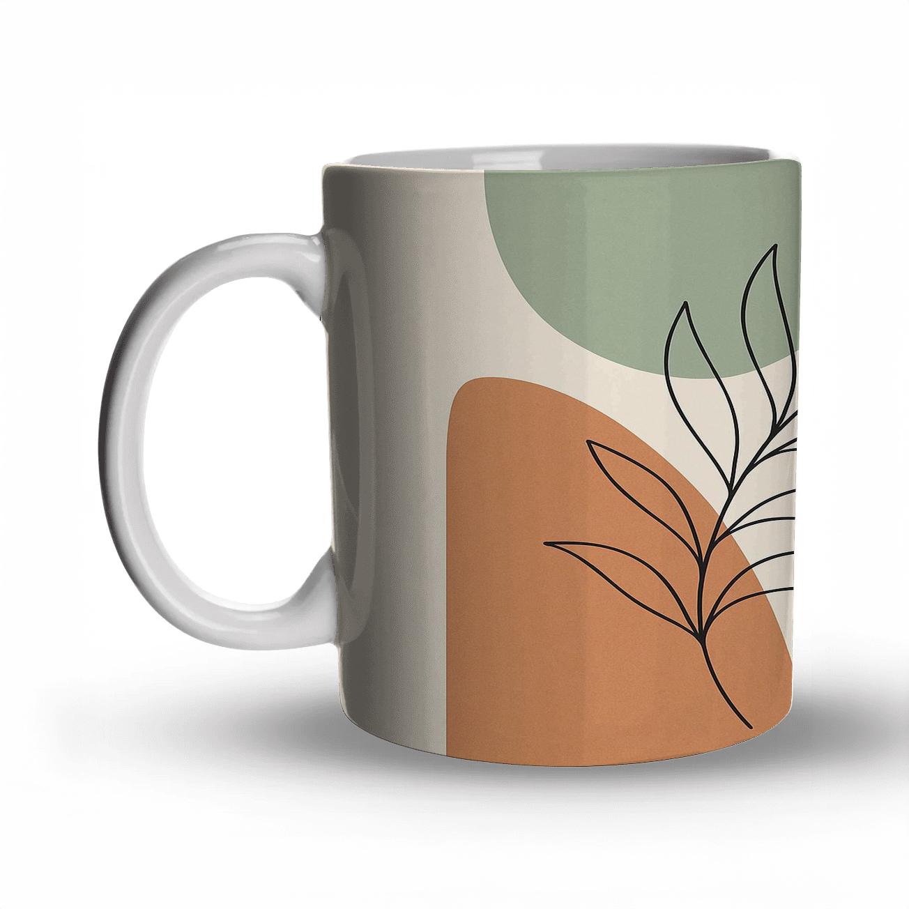 Botanical Curve premium drinkware mugs