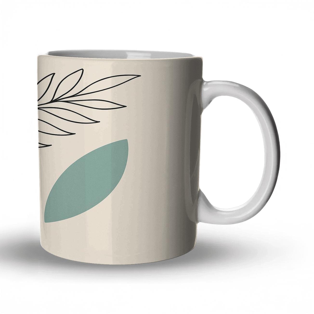 Botanical Curve premium drinkware mugs