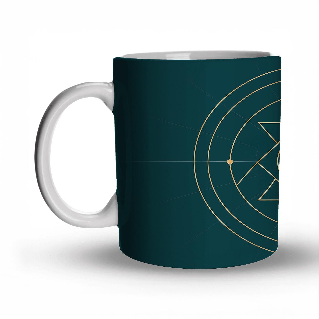 Celestial Grid Mandala gift mugs for occasions