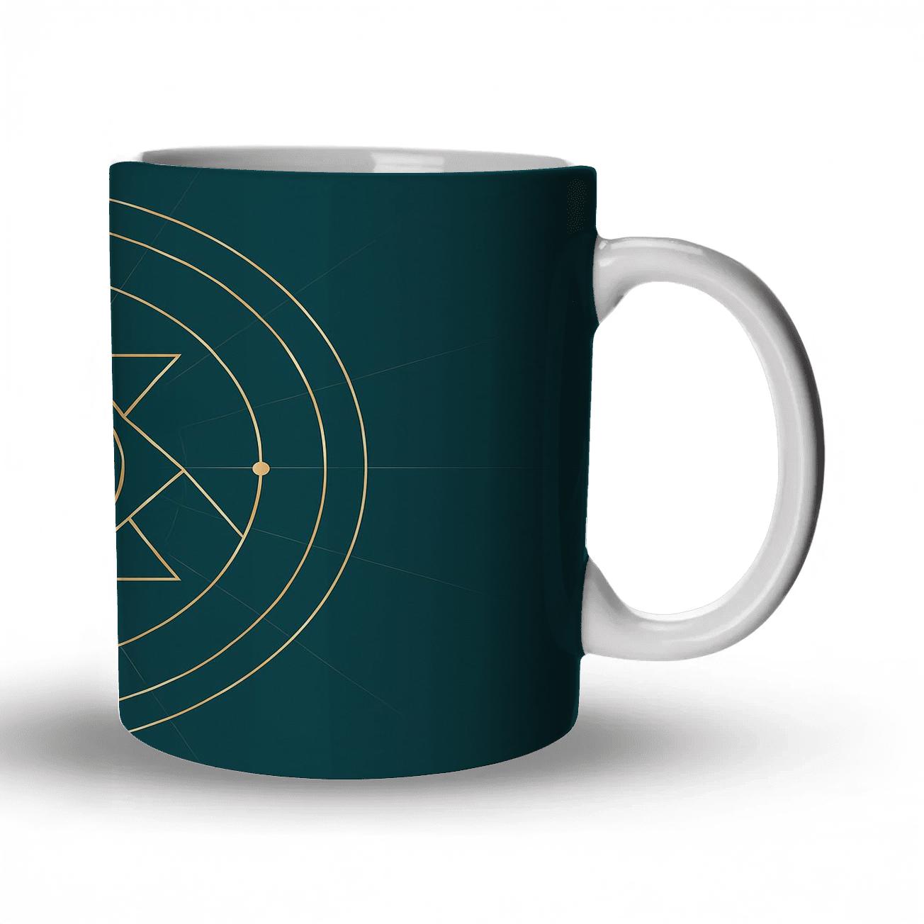 Celestial Grid Mandala gift mugs for occasions