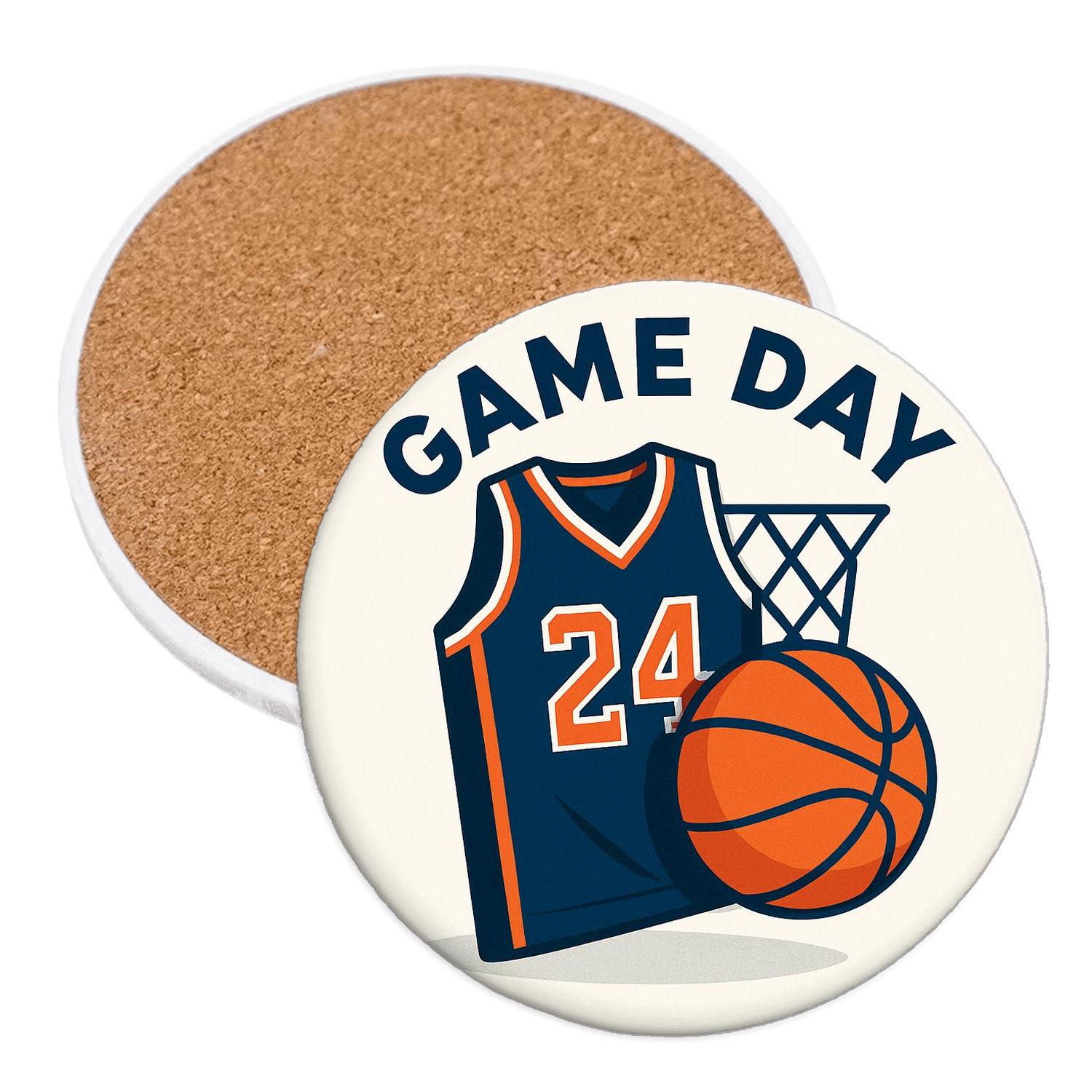 Basketball Net Minimalist coasters for home decor