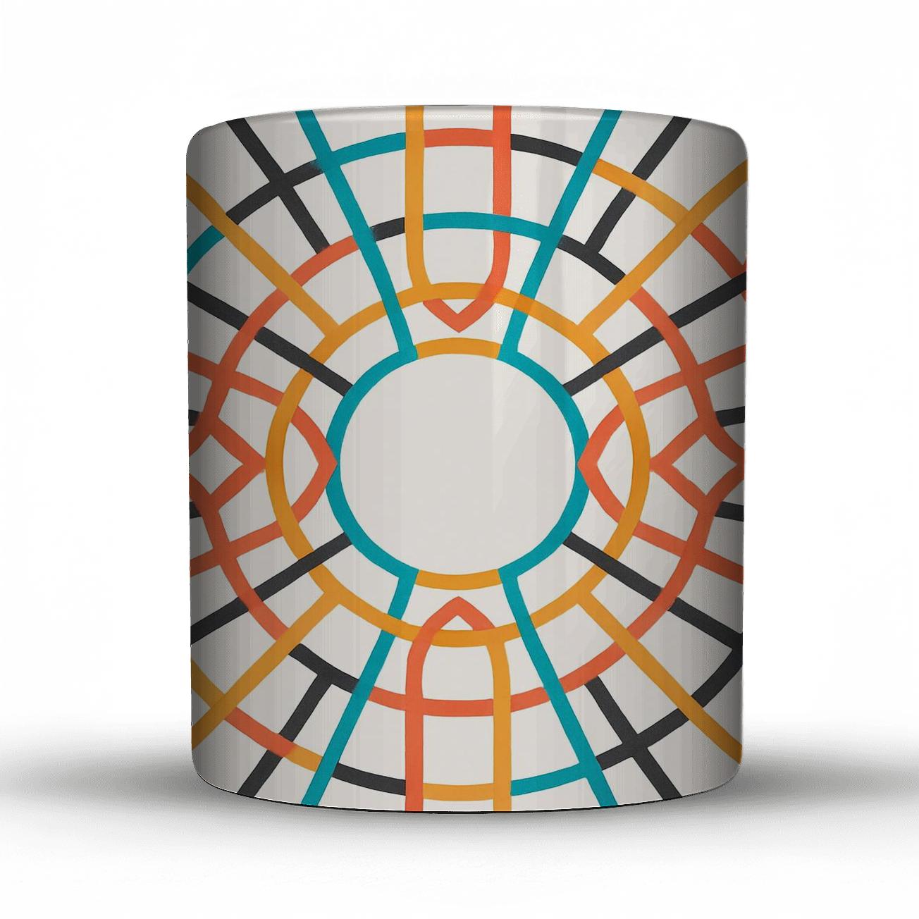 Solargraphic Weave custom printed mugs