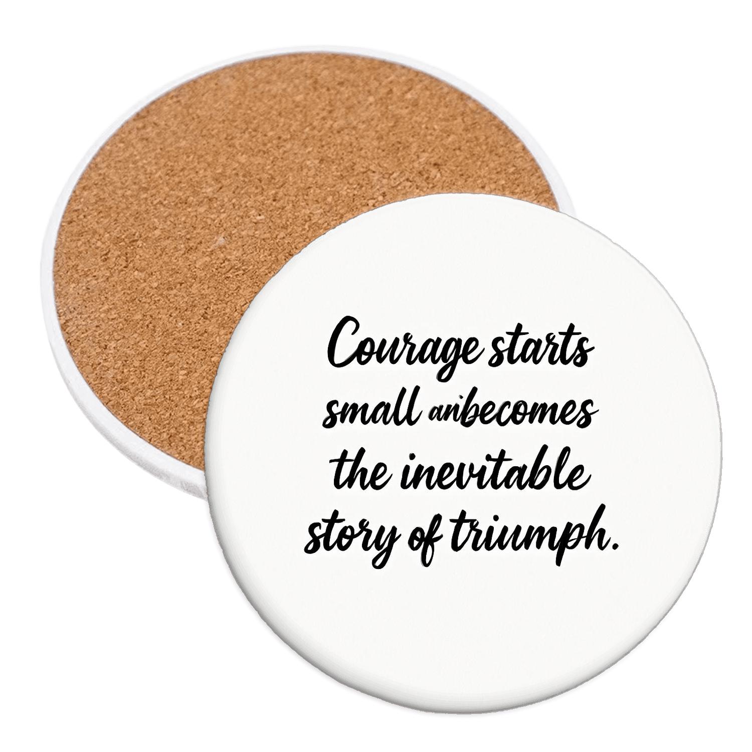 Inevitable Triumph elegant tabletop coasters