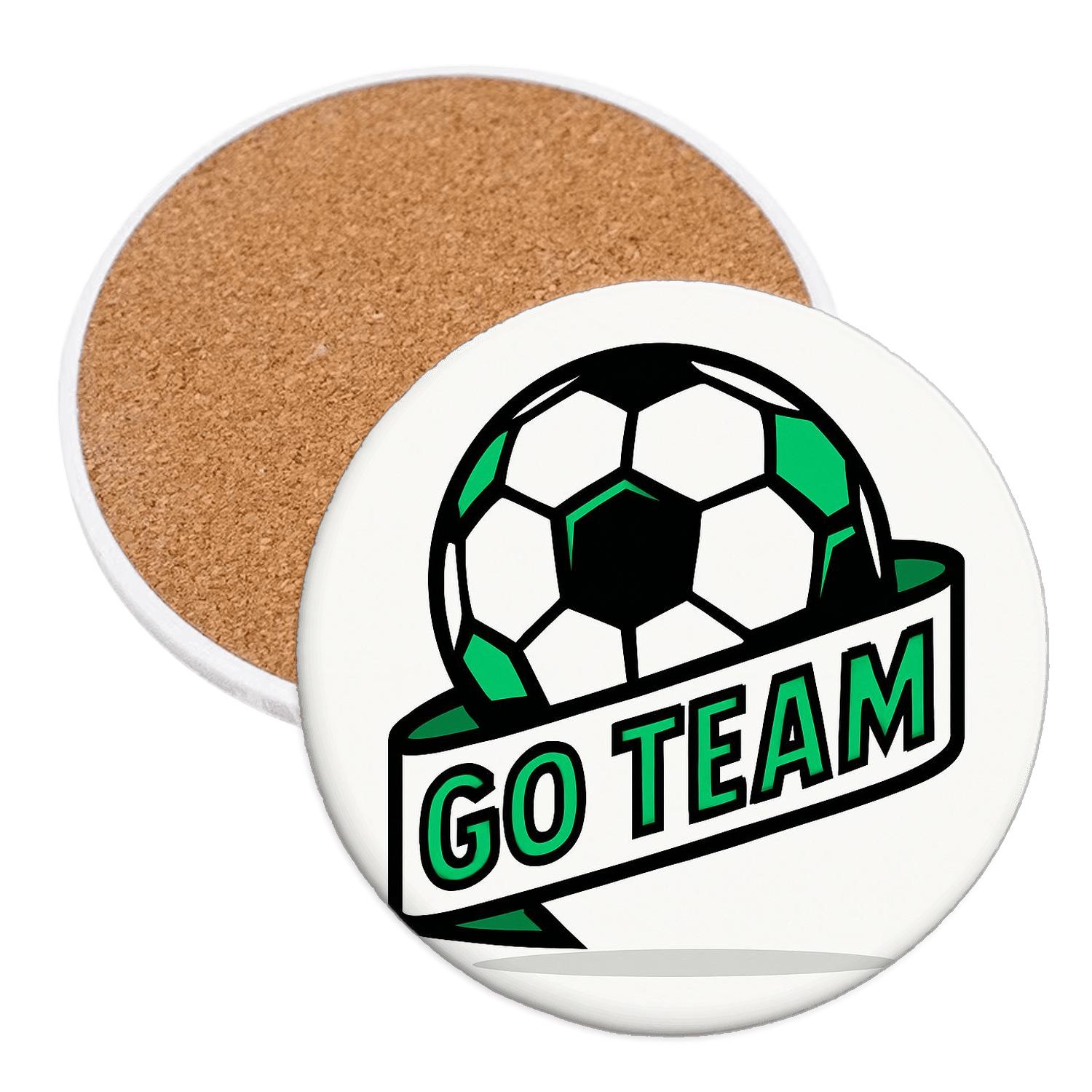 Soccer Classic Pentas wooden table coasters