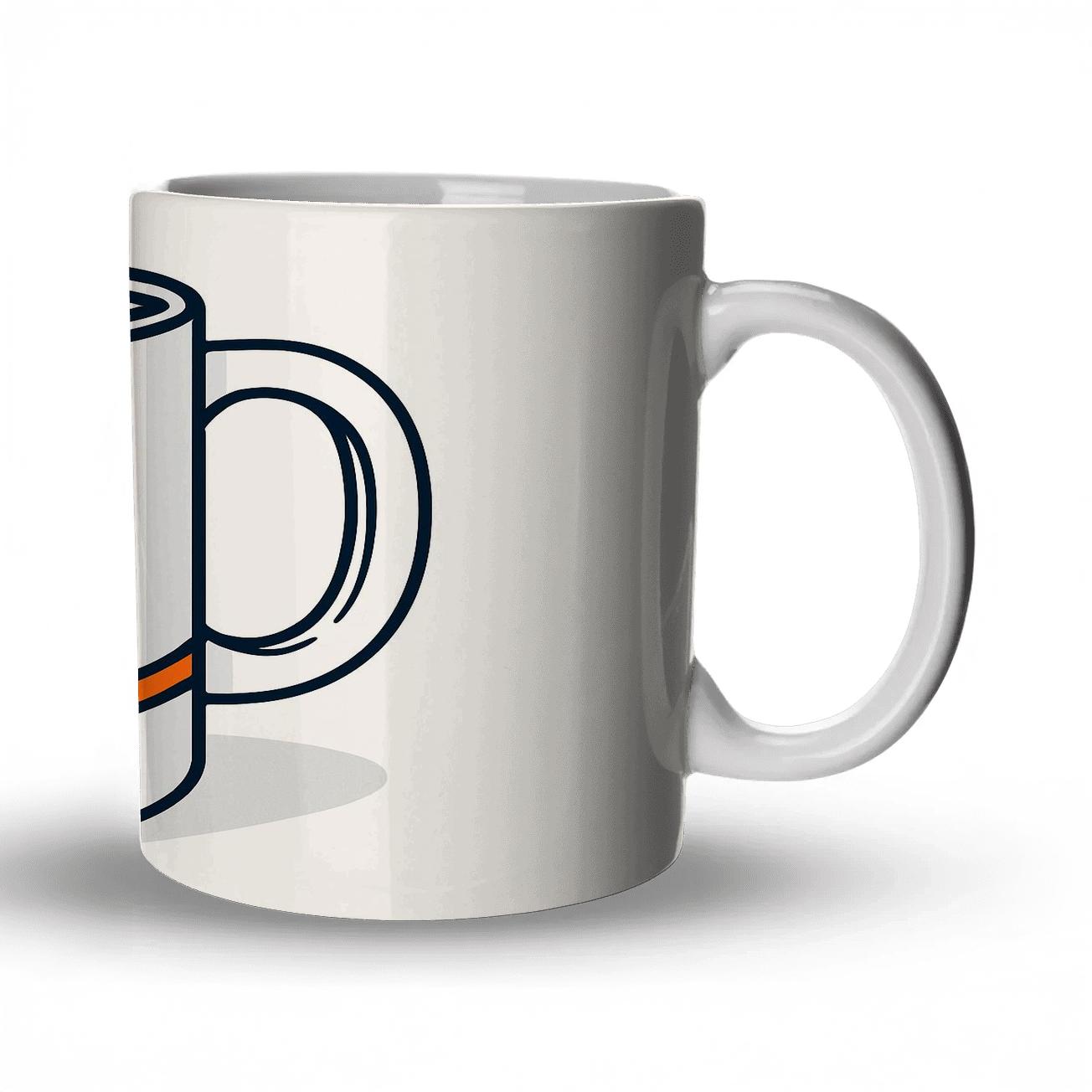 Basketball Net Pulse Game Day Line Art personalized mugs
