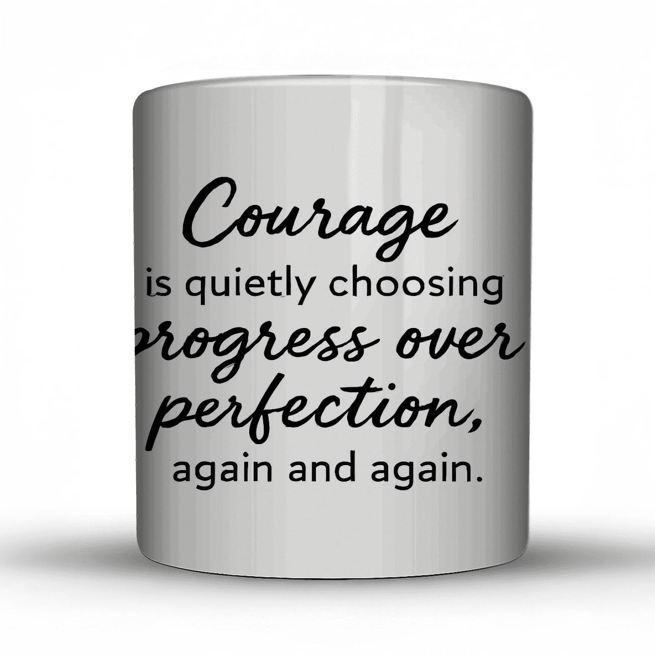 Progress Over Perfection gift mugs for occasions