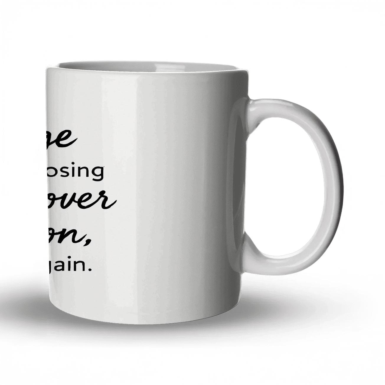 Progress Over Perfection gift mugs for occasions