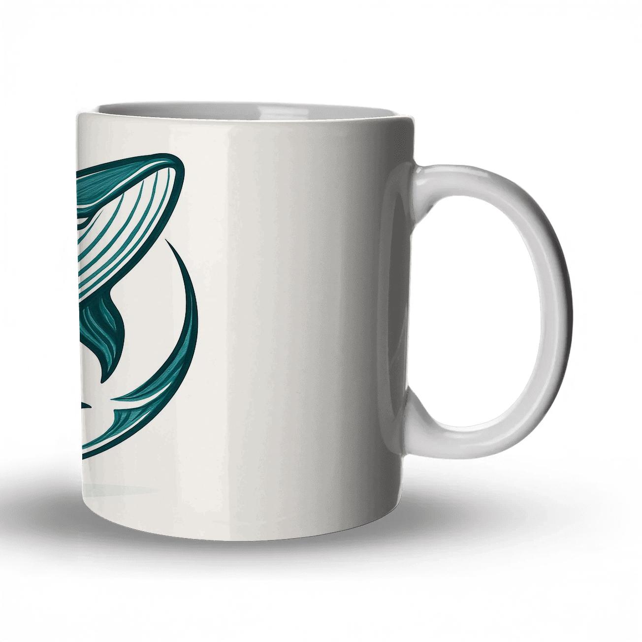 Celestial Whale Wave Lines novelty coffee mugs