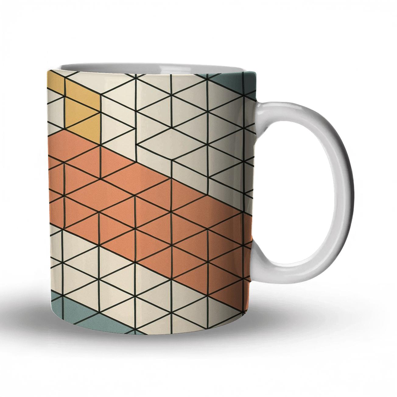 Isometric Spectrum Lattice gift mugs for occasions