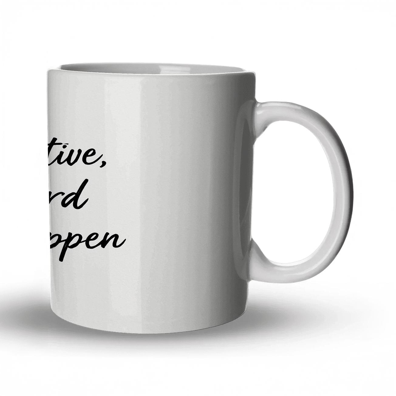 Relentless Tiny Steps Momentum Quote Art insulated thermal mugs