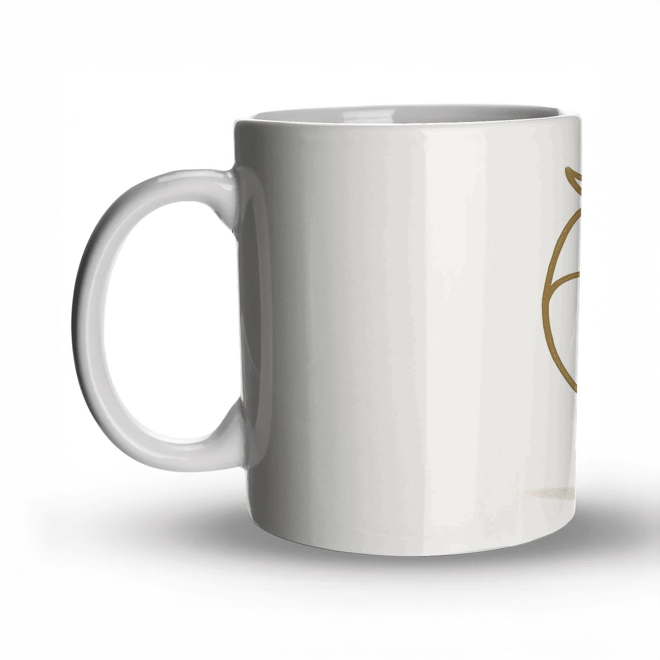 Minimalist_Owl_Line_Art_Composition custom printed mugs