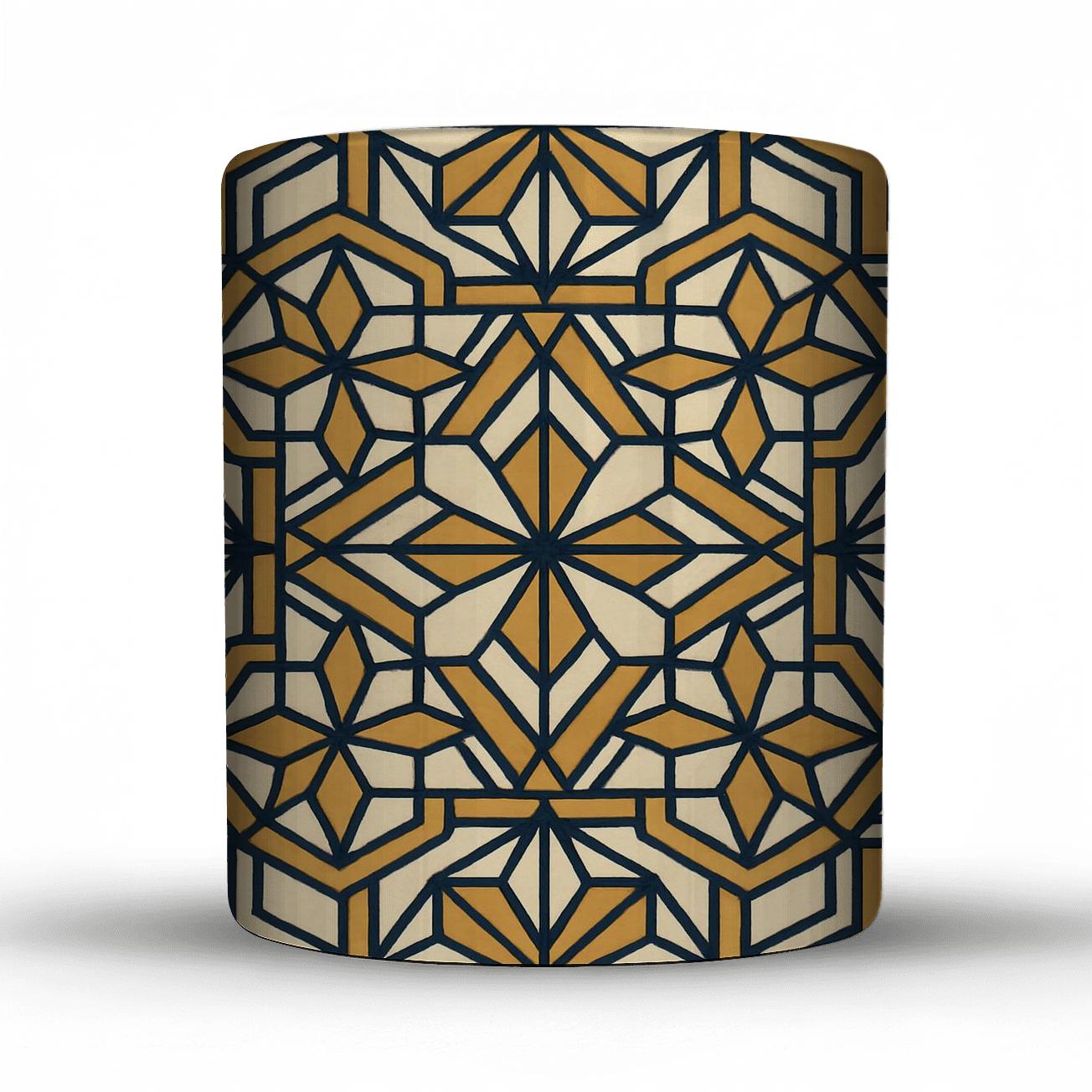 Moorish Deco Starline Pattern gift mugs for occasions