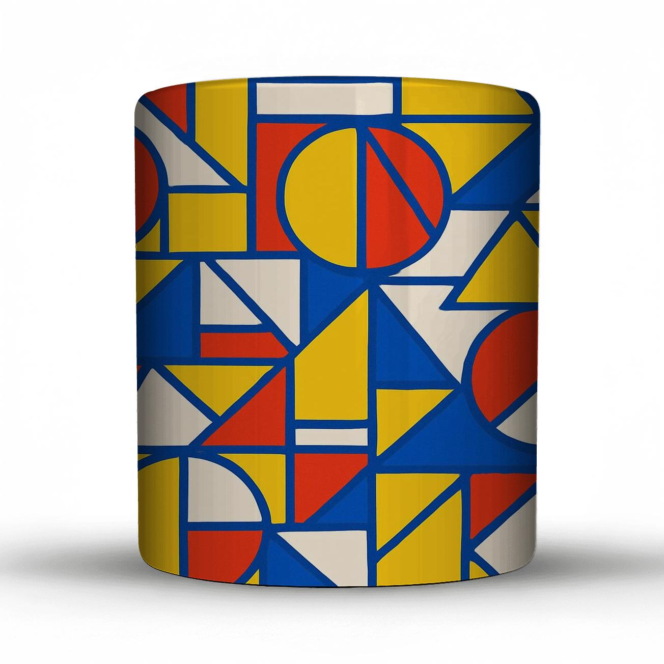 Neon Bauhaus Rhythm premium drinkware mugs
