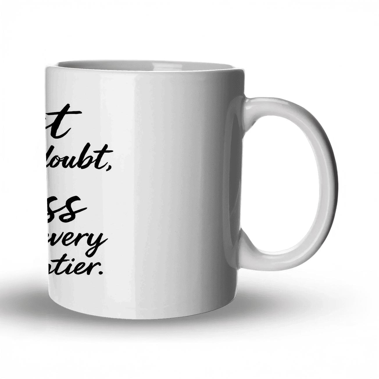 Persist Longer Than Doubt insulated thermal mugs