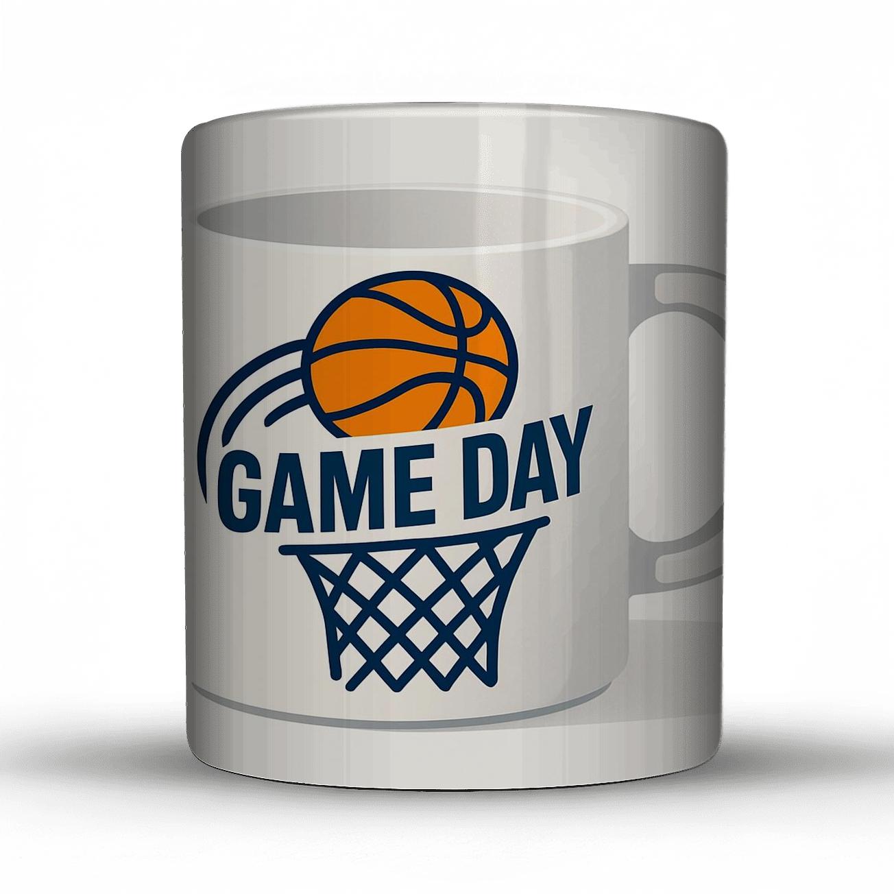 Basketball Urban Court Game Day Line Art premium drinkware mugs