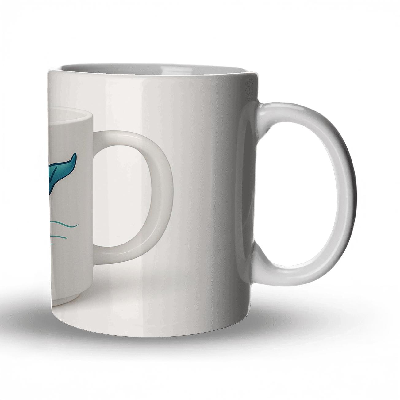 Cosmic Whale Minimalist Line Art Mug personalized mugs