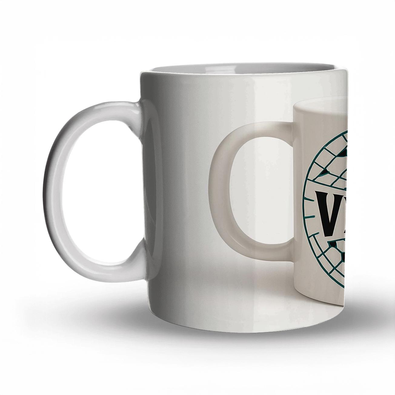 Soccer Unity Victory Line Grid premium drinkware mugs
