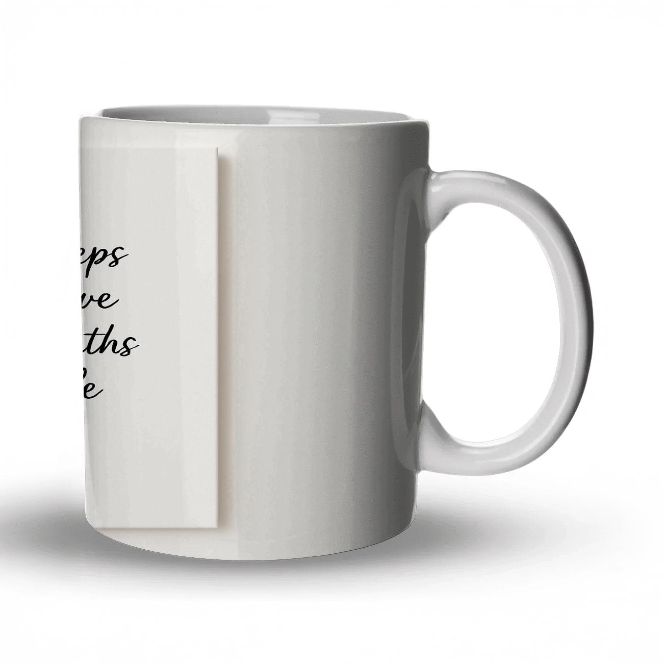 Relentless Steps Forward novelty coffee mugs