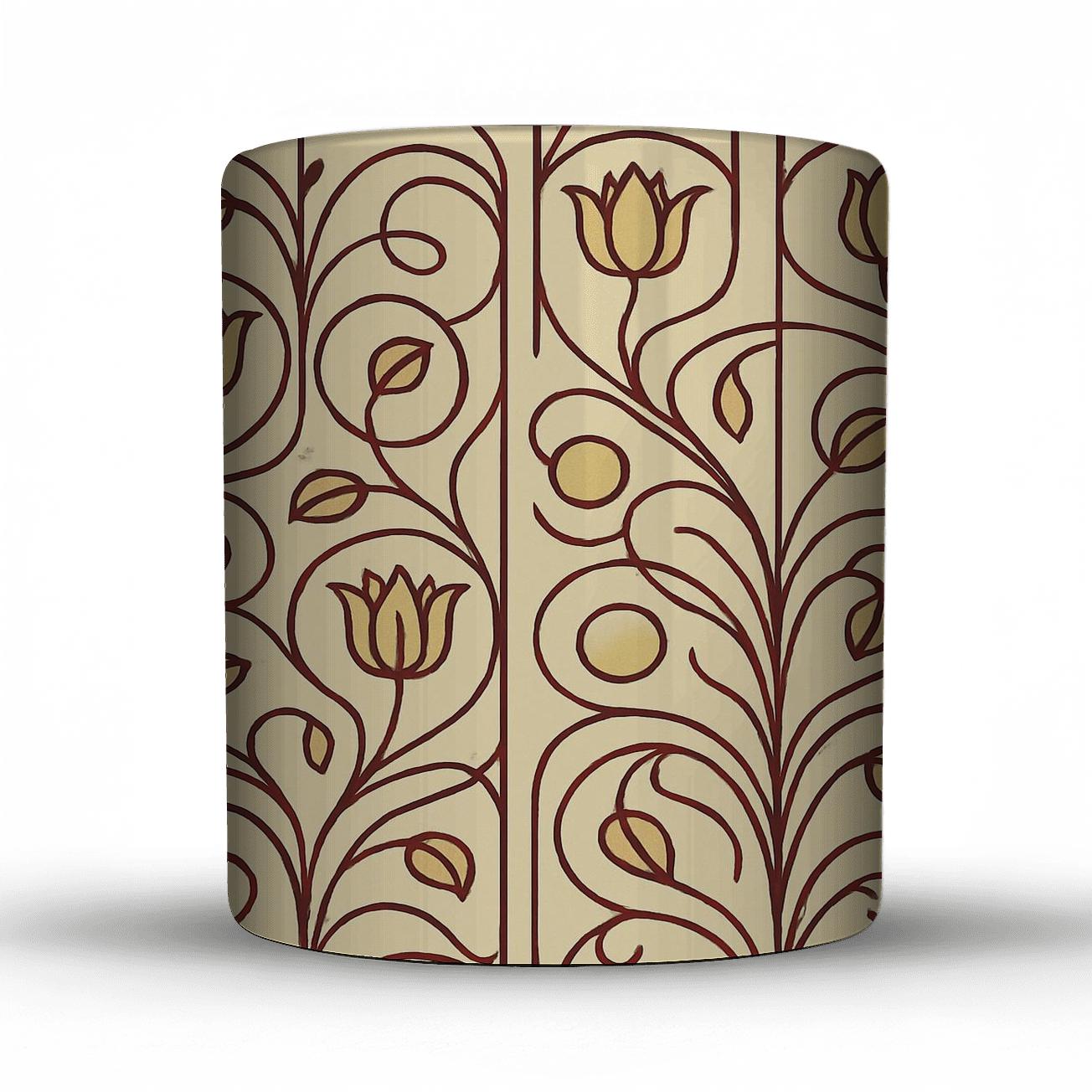 Viennese Secession Vinework insulated thermal mugs