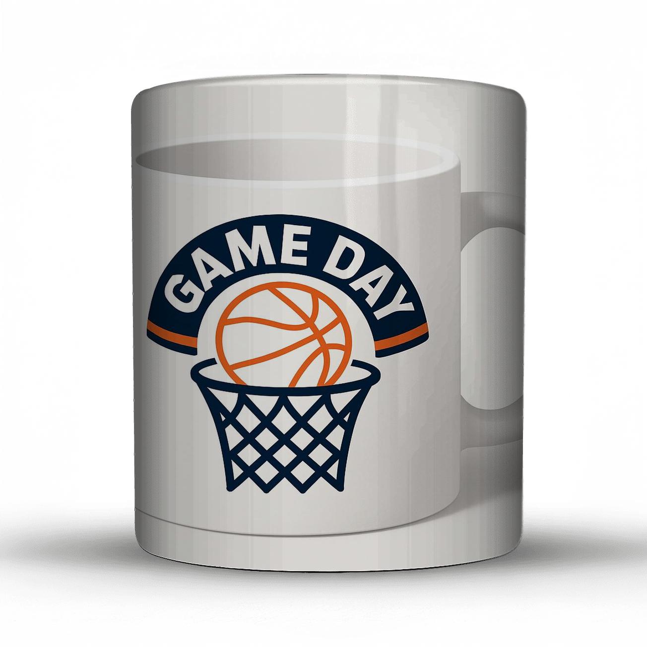Basketball Net Velocity Line Art decorative mug sets