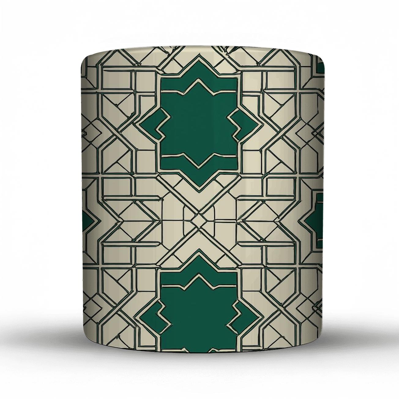 Mughal Star Tessellation Circuit insulated thermal mugs