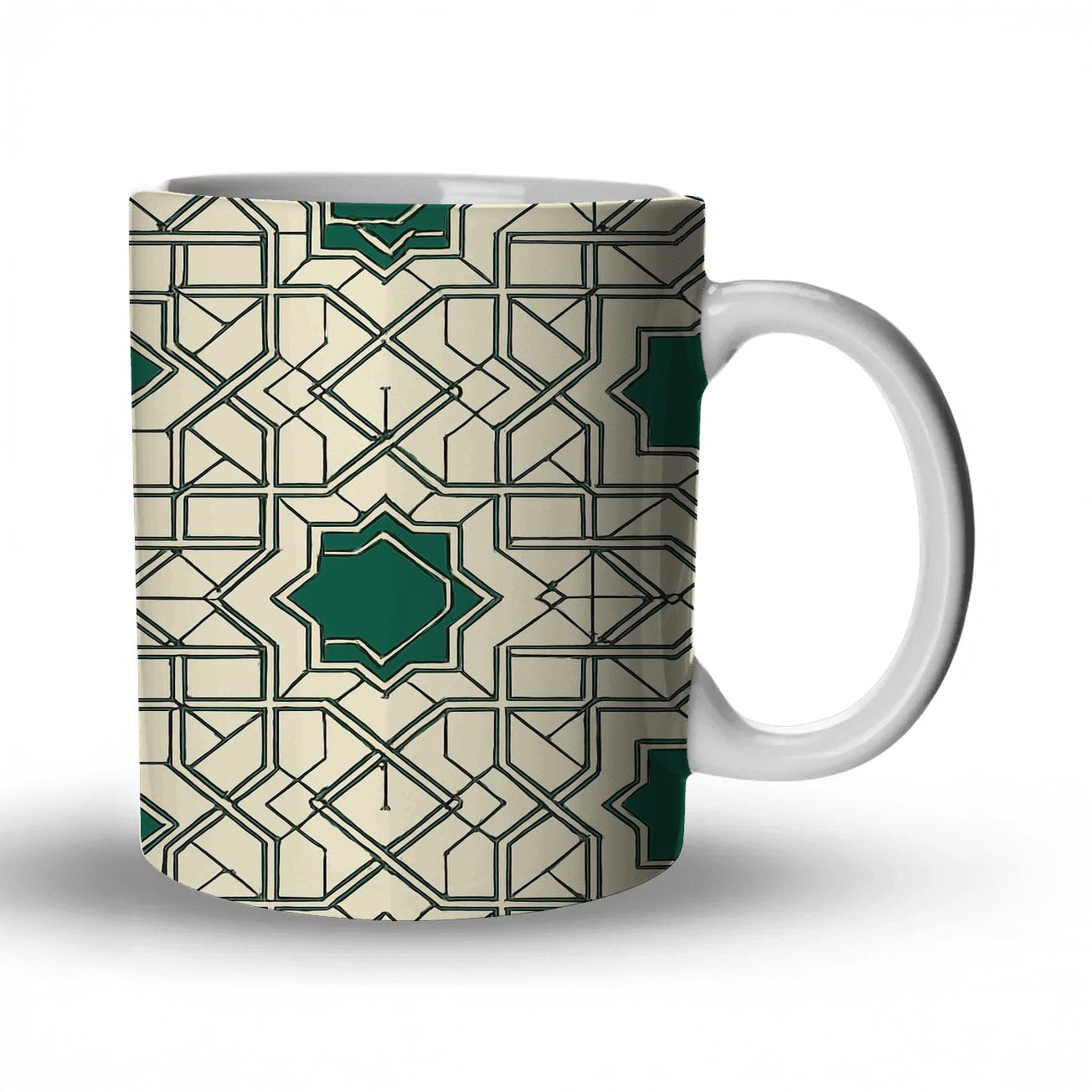 Mughal Star Tessellation Circuit insulated thermal mugs
