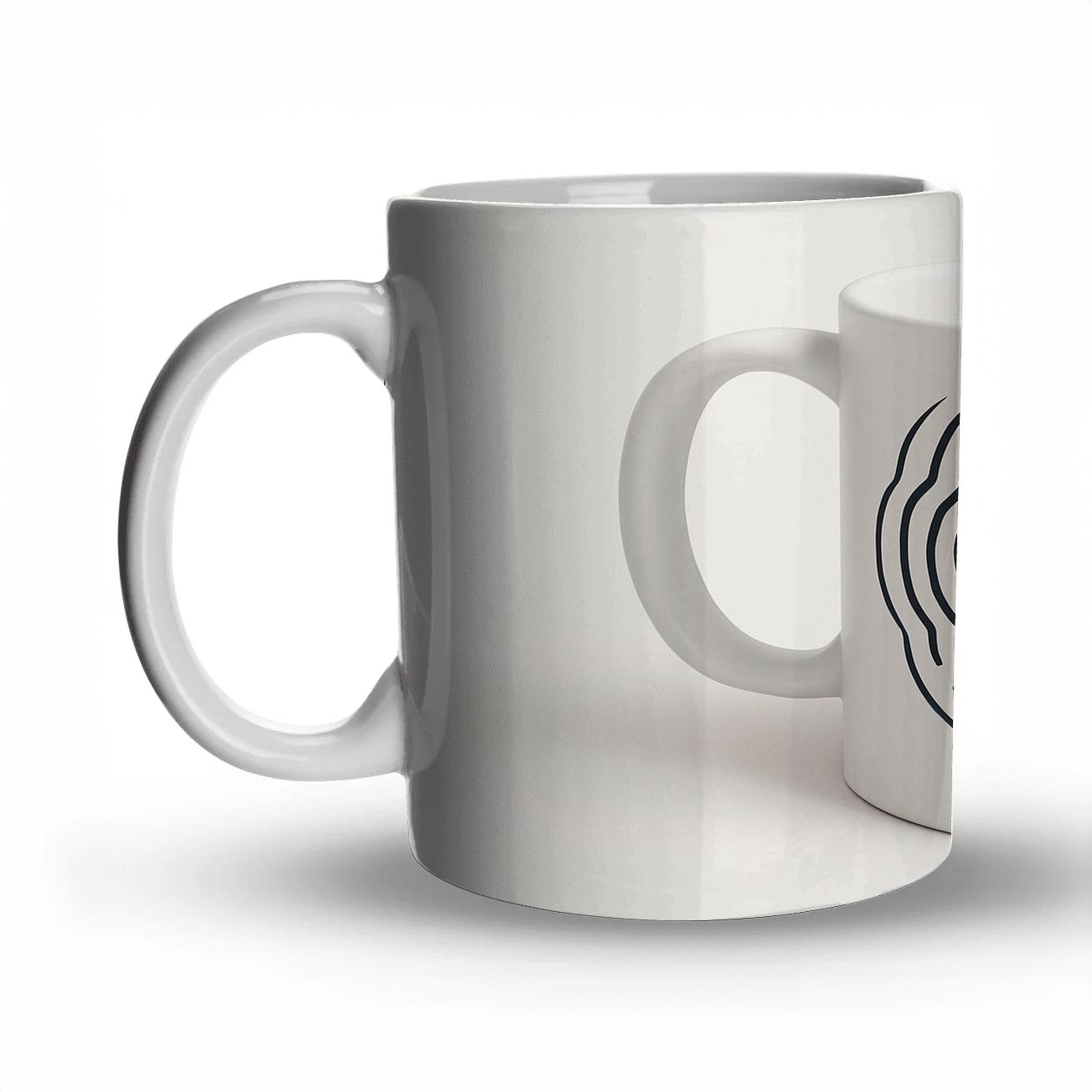 Soccer Unity Pentagons Line Art travel mugs with handles