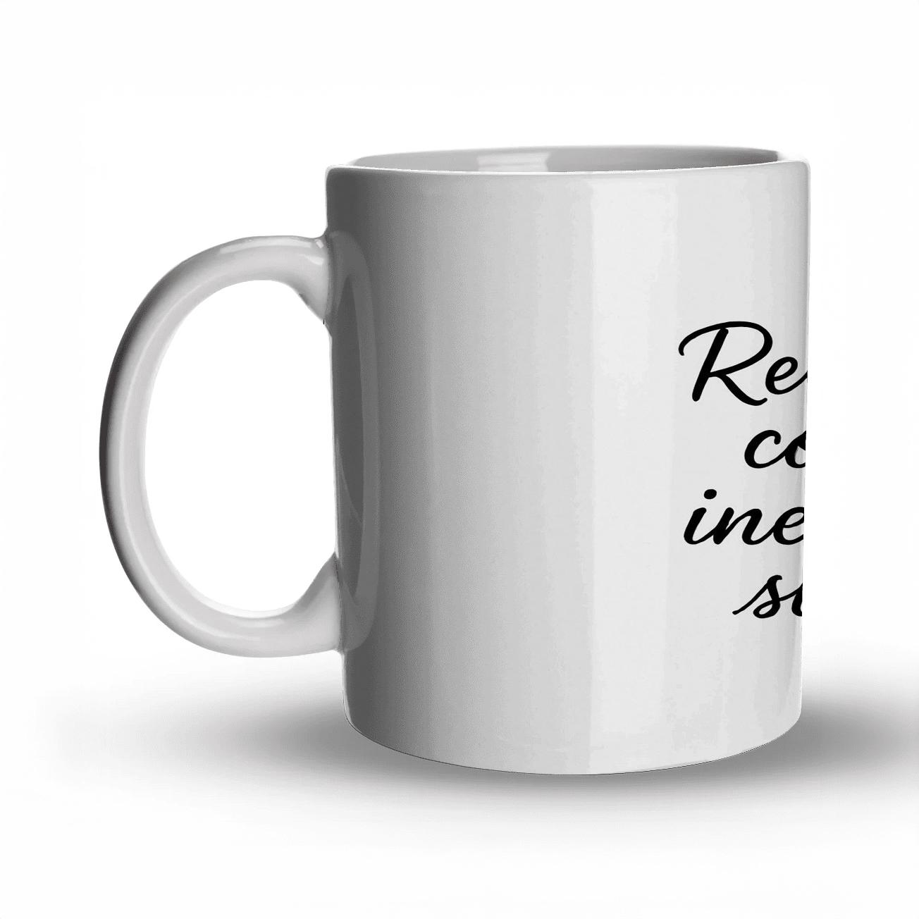 Inevitable Success Courage Quote decorative mug sets