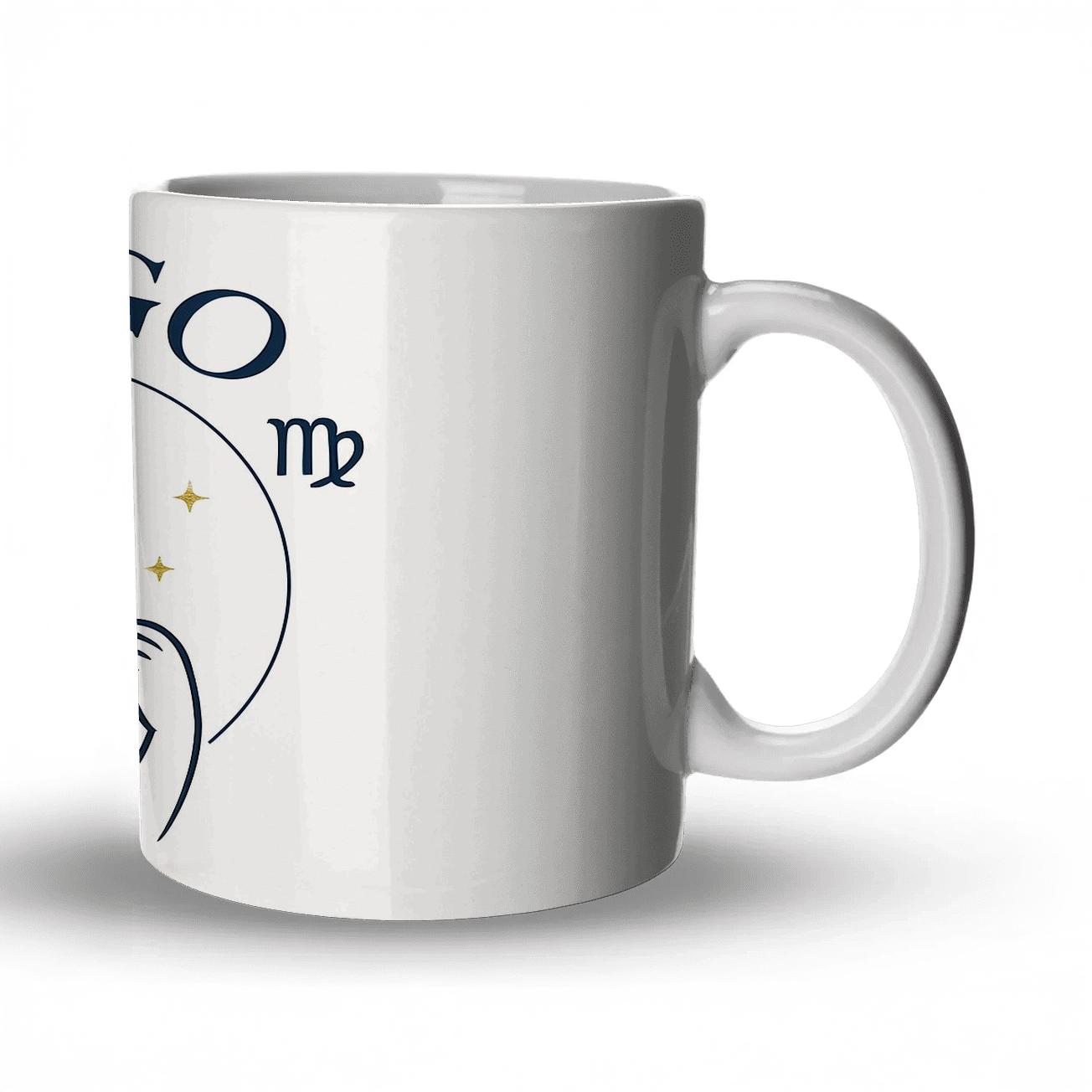 Celestial Virgo Line Art insulated thermal mugs
