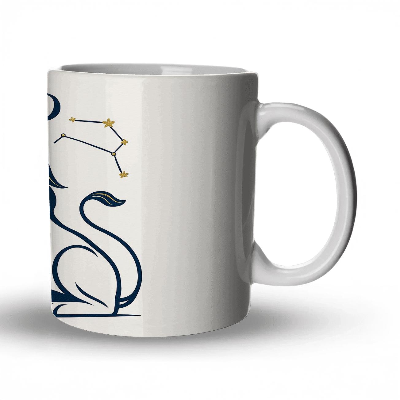 Lunar Leo Constellation Art insulated thermal mugs