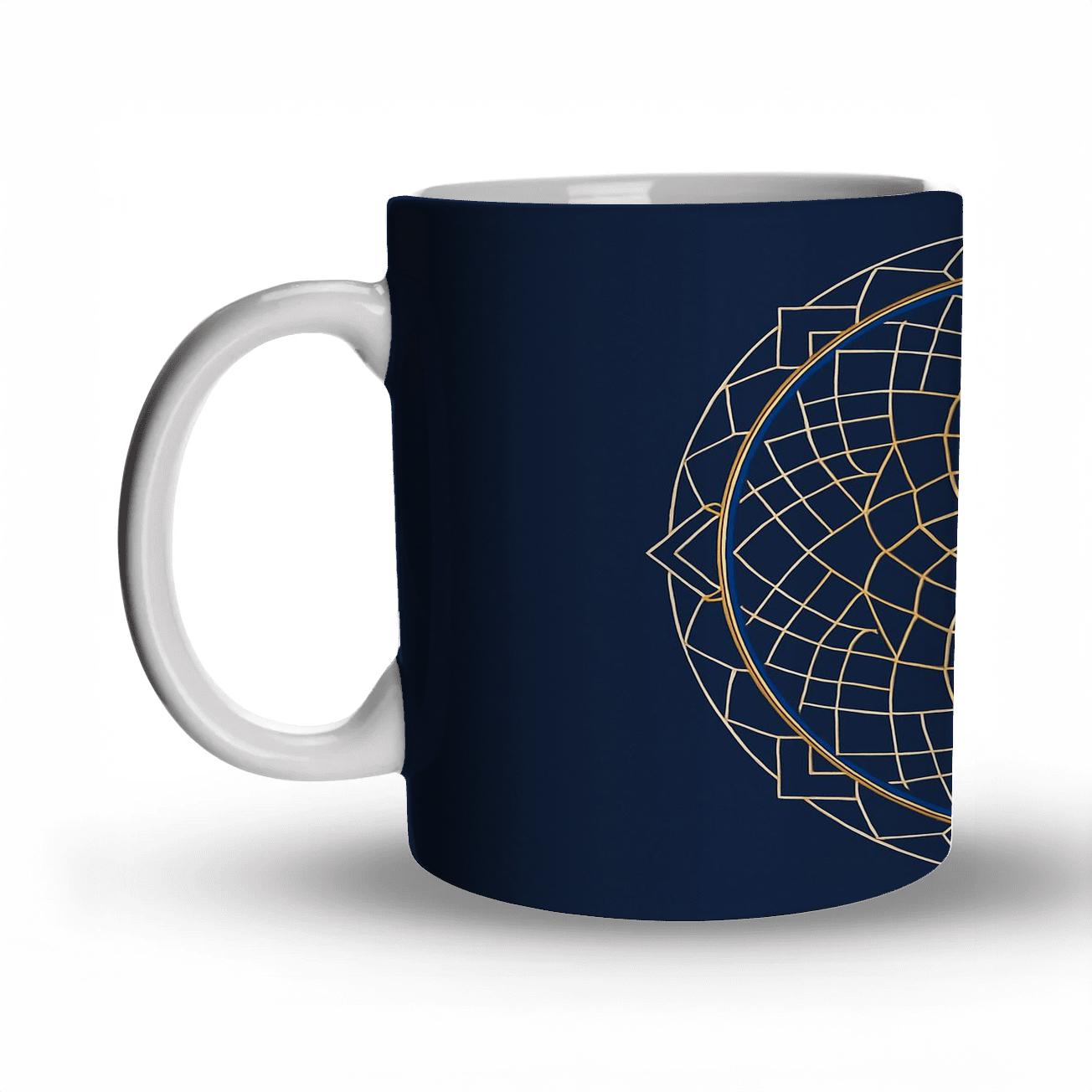 Radial Muqarnas Starfield personalized mugs