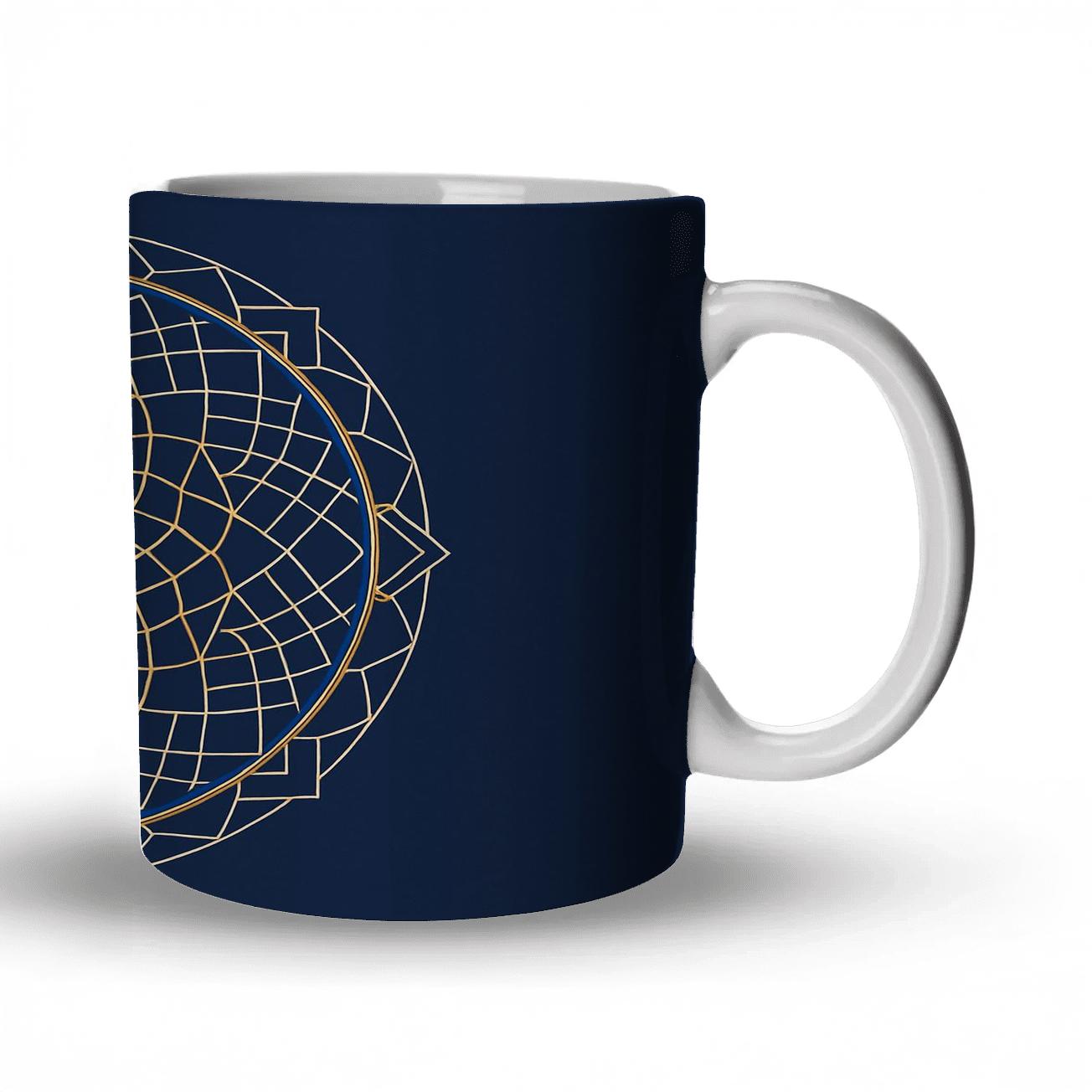Radial Muqarnas Starfield personalized mugs