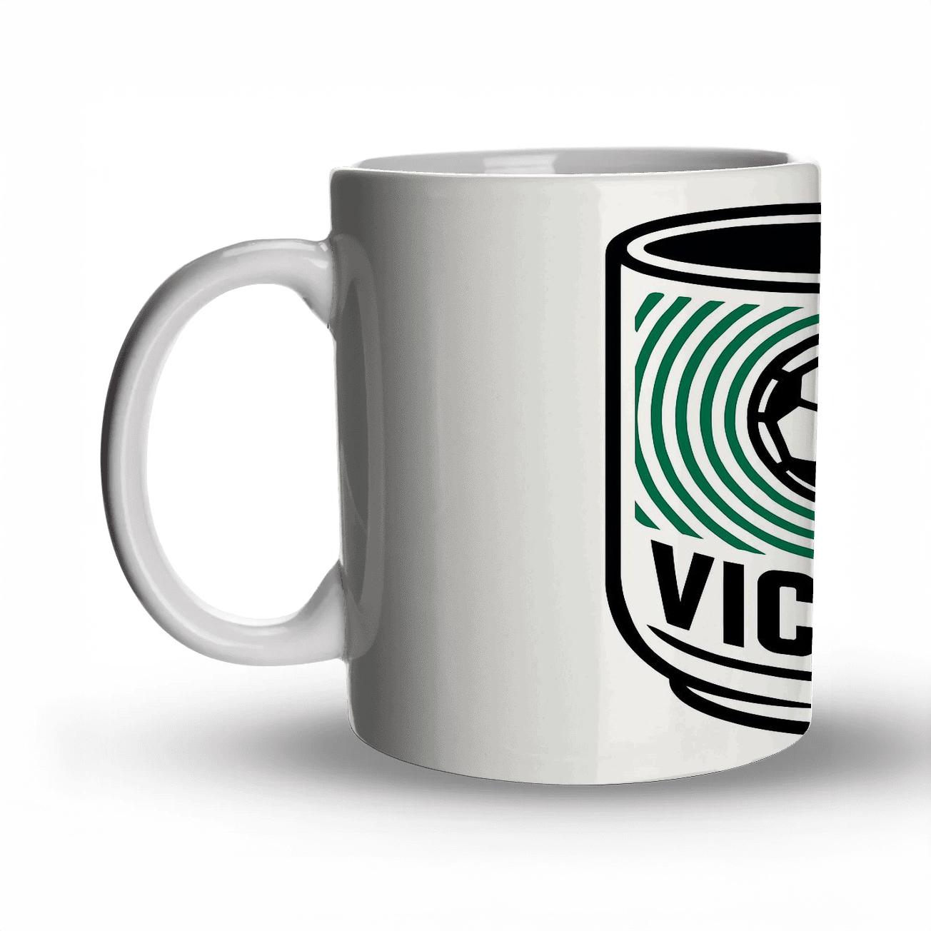 Soccer Victory Pulse Pattern personalized mugs