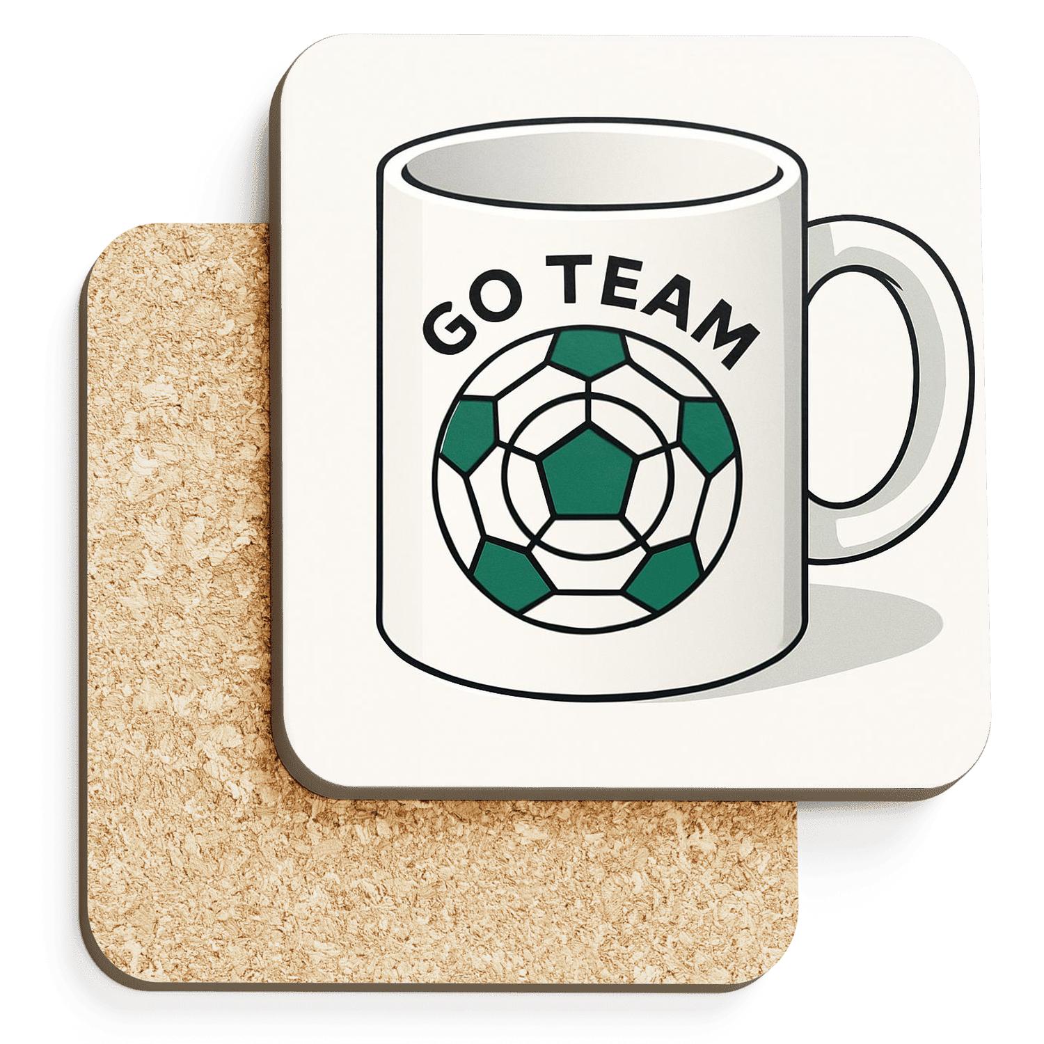 Soccer Unity Rings Minimalist Mug Art stone coaster collections