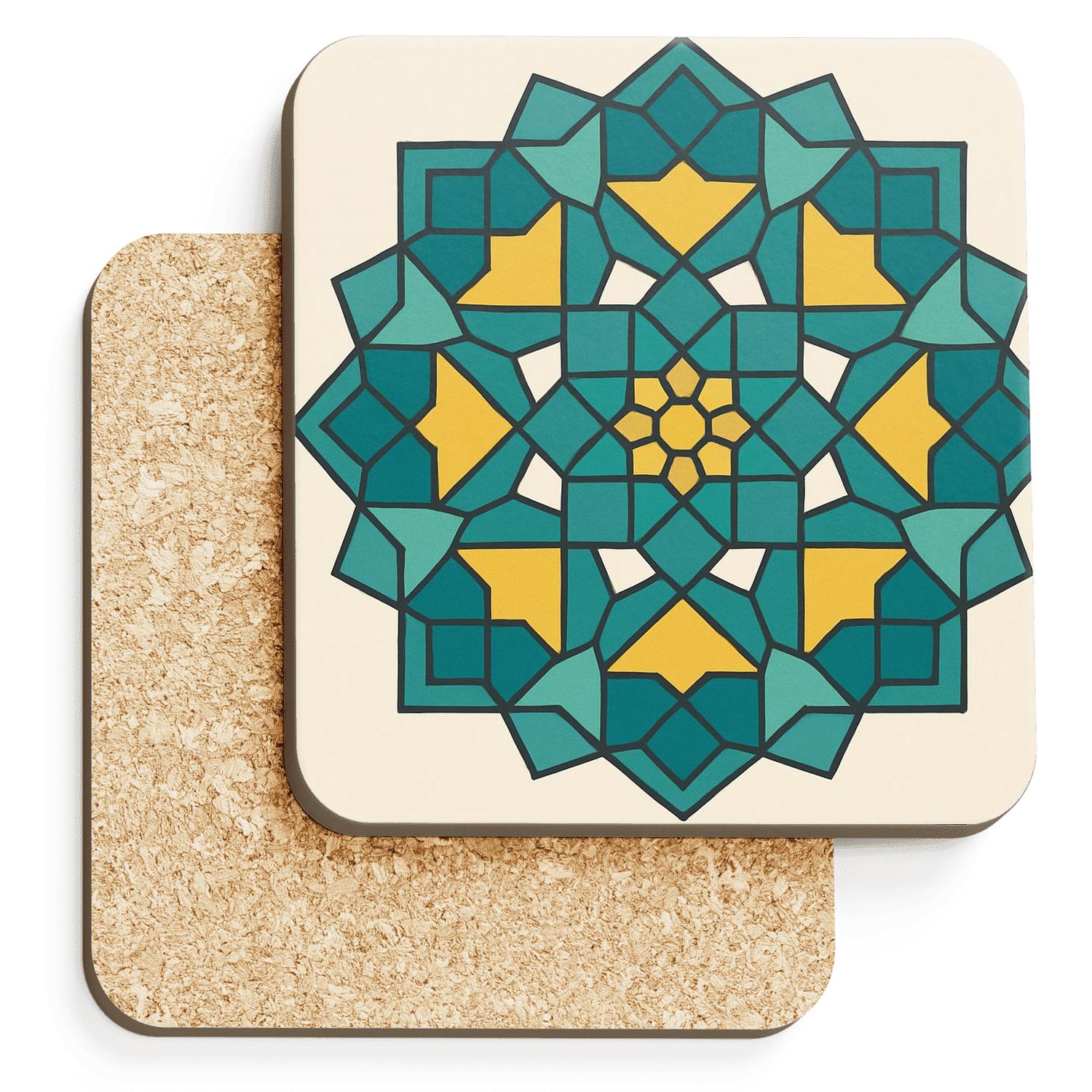 Mughal Star Mandala Circuit stone coaster collections