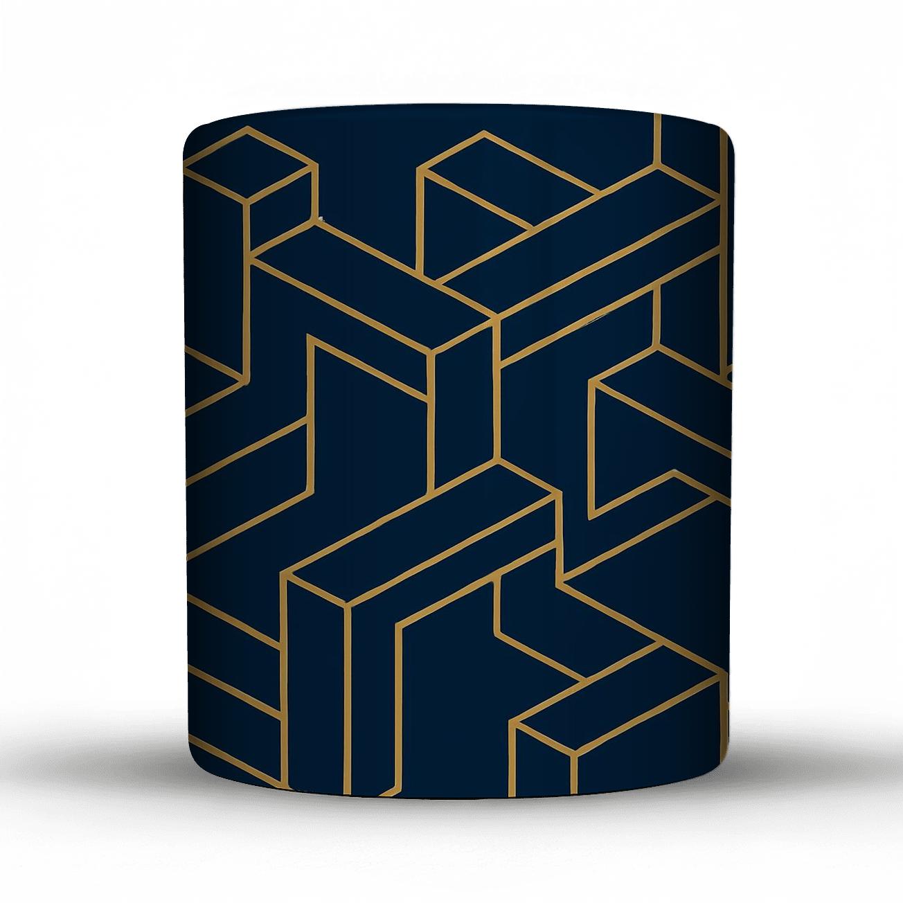 Isometric Bauhaus Circuit premium drinkware mugs