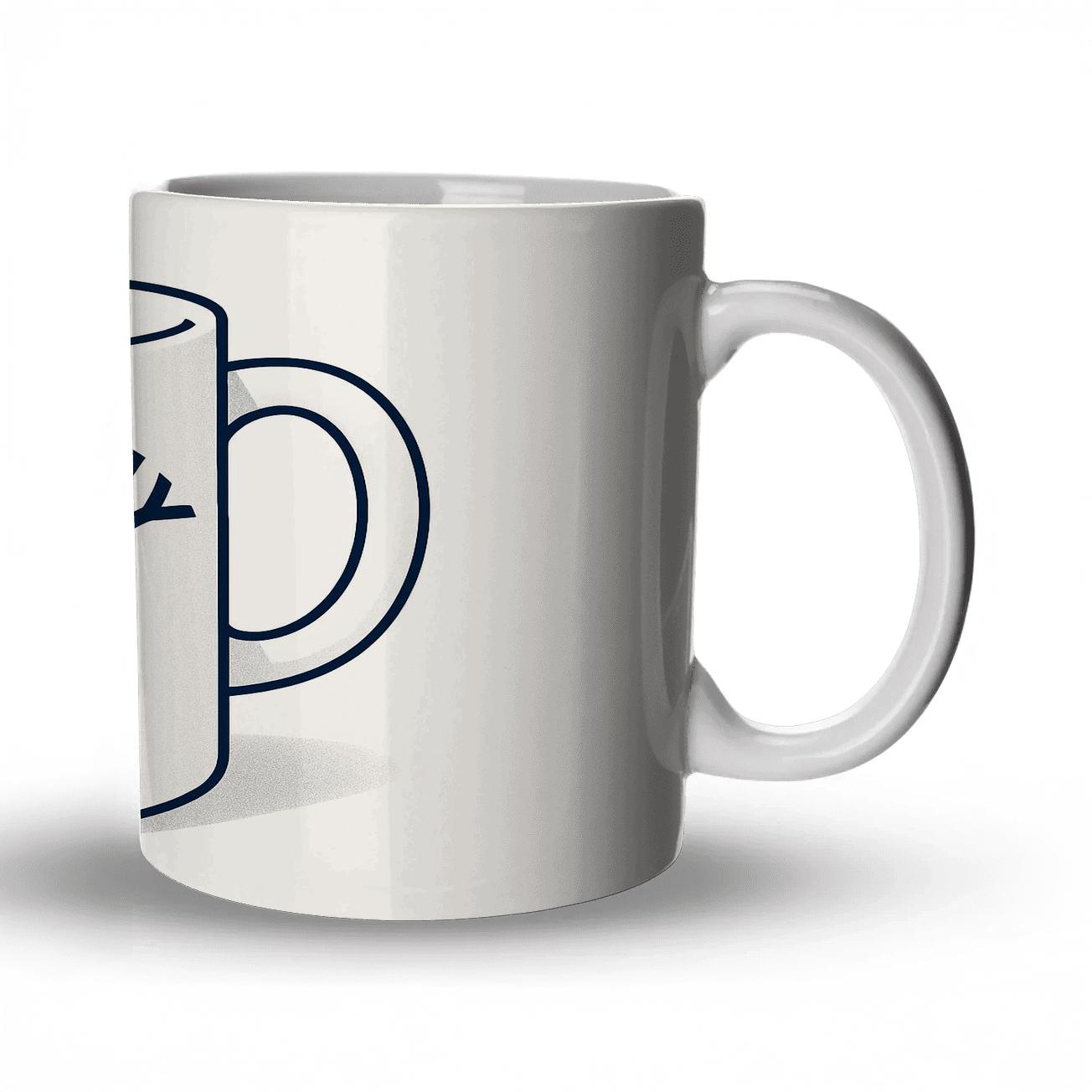 Basketball Net Pulse Game Day Line Art insulated thermal mugs