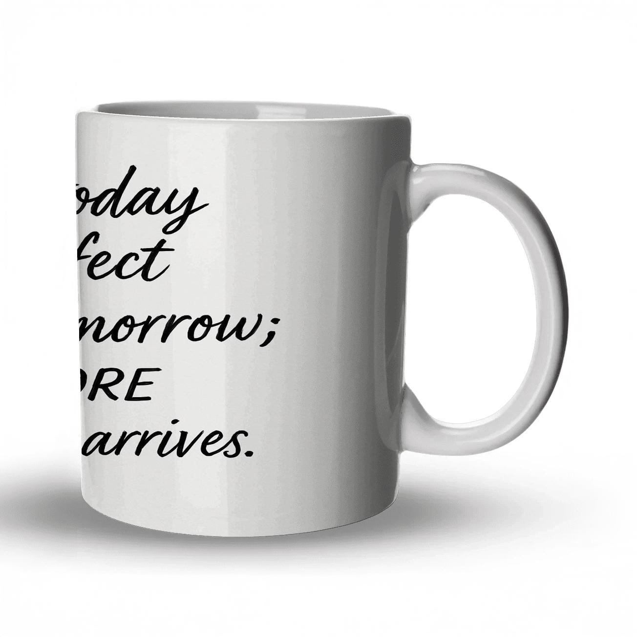 Courage Over Perfect Timing insulated thermal mugs