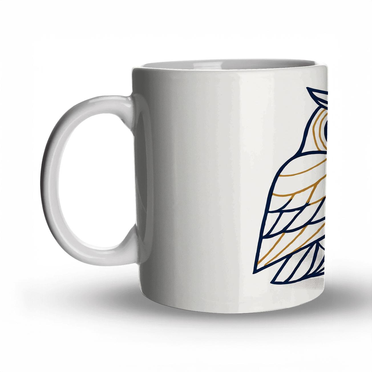 GeometricOwlNocturne gift mugs for occasions