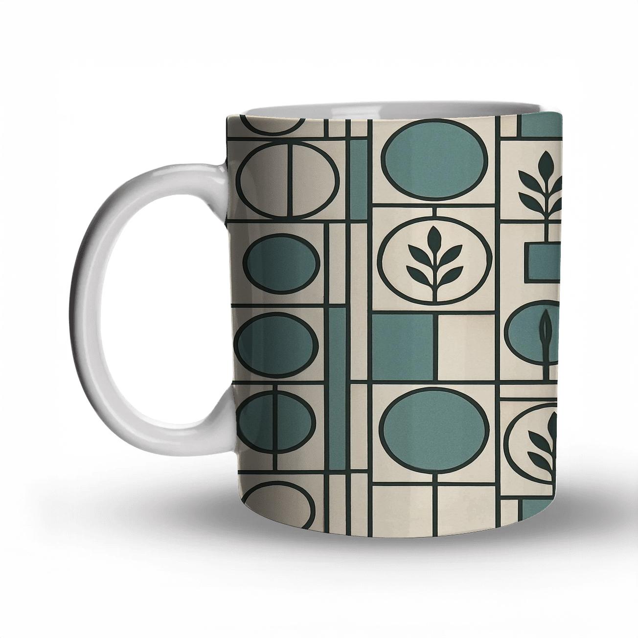 VienneseSecessionGeometricOrnament gift mugs for occasions