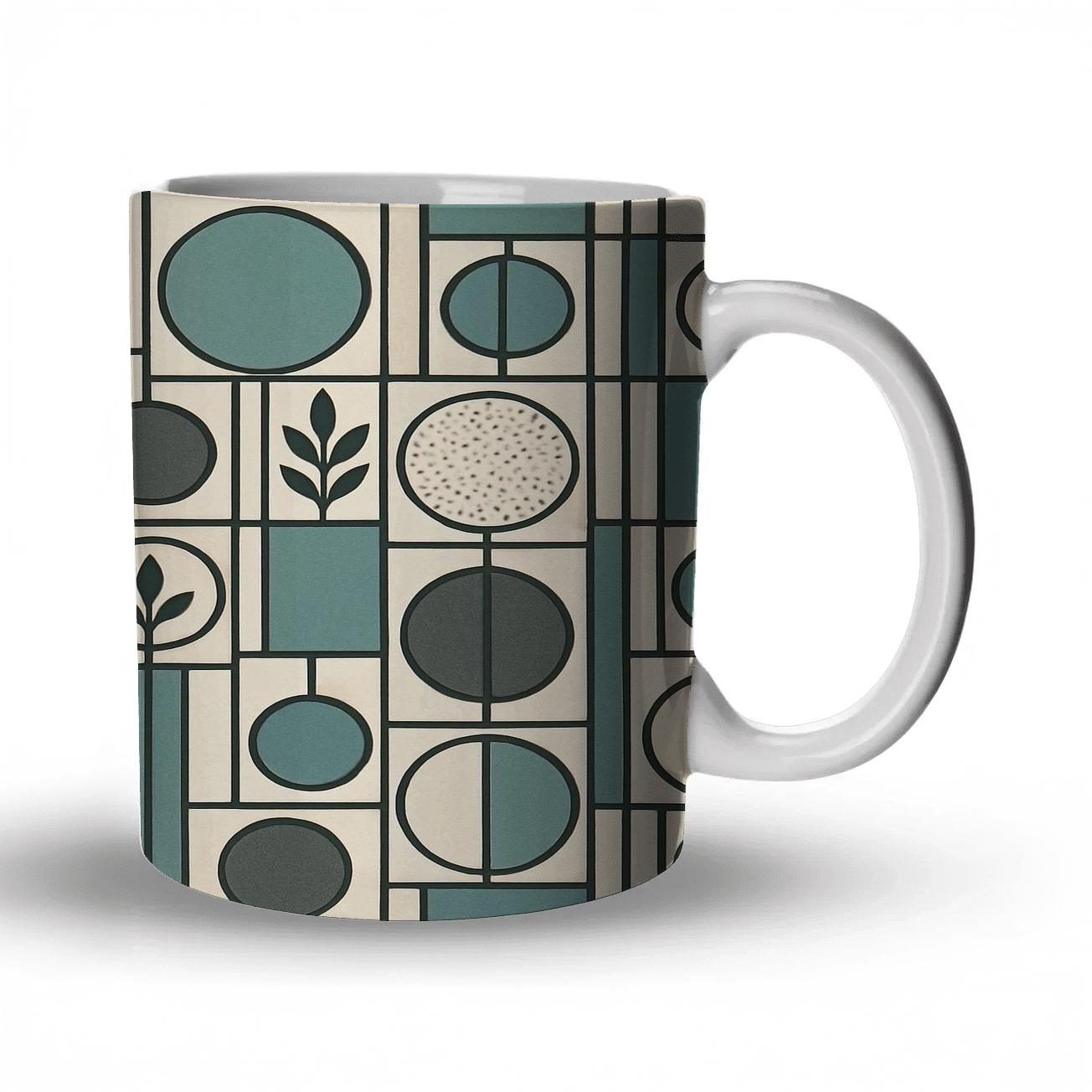 VienneseSecessionGeometricOrnament gift mugs for occasions